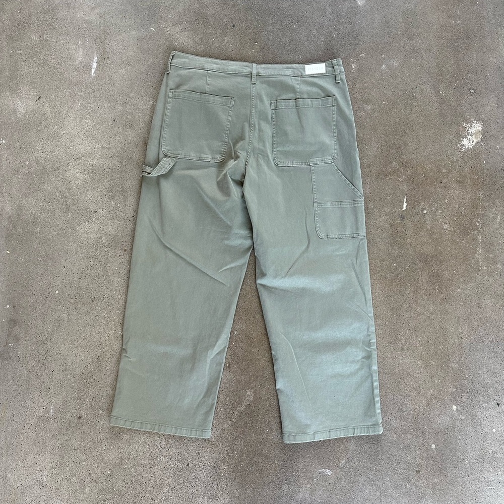 Pistola Denim Ashton Pant in Wild Fern Size 32 Chinos Sage Green Ankle - Picture 7 of 9